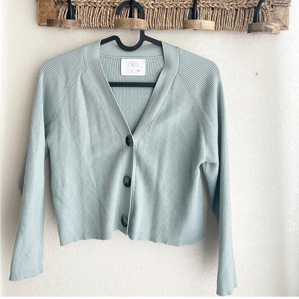 Zara Girls Knitted Cardigan Size 9Y